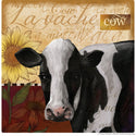 Cow French Farm Animal Collage Wall Decal