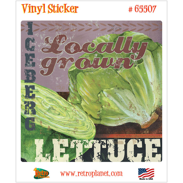 Lettuce Farm Fresh Artwork Vinyl Sticker