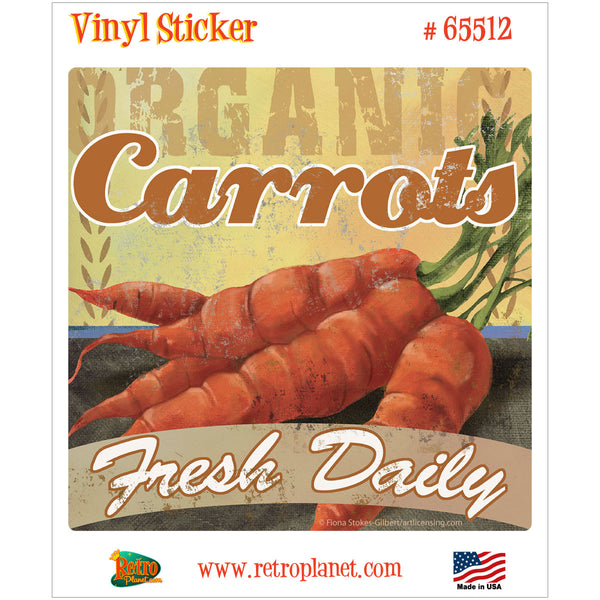Carrots Farm Fresh Artwork Vinyl Sticker