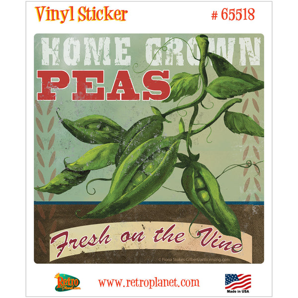 Peas Farm Fresh Artwork Vinyl Sticker