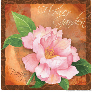 Peony Artistic Flower Garden Wall Decal