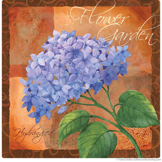 Hydrangea Artistic Flower Garden Wall Decal