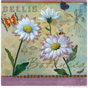 Bellis Botanica Artistic Flowers Wall Decal