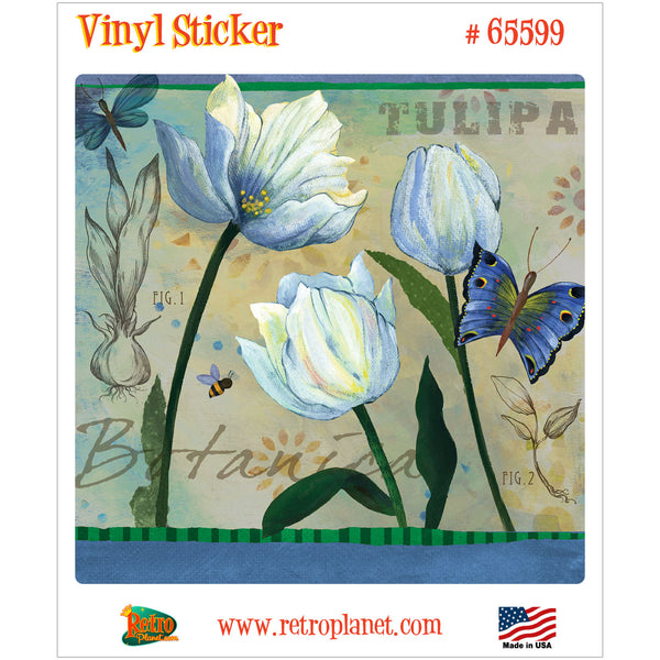 Tulipa Botanica Artistic Flowers Vinyl Sticker