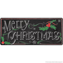 Merry Christmas Chalk Look Wall Decal