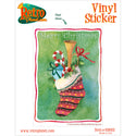 Christmas Stocking Holiday Vinyl Sticker