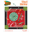 Sweet Christmas Candy Holiday Vinyl Sticker