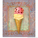 Cherry Vanilla Parlor Ice Cream Wall Decal