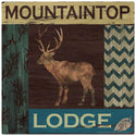 Mountaintop Lodge Stag Cabin Wall Decal