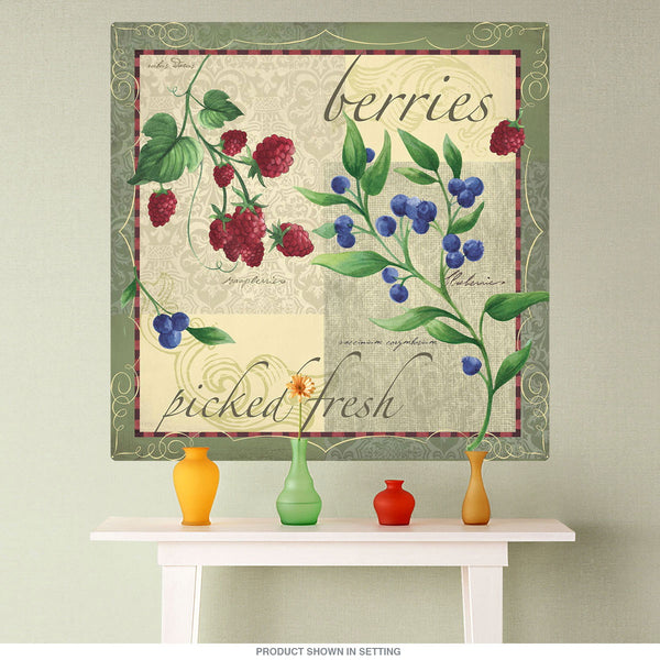 Berry Patch Picked Fresh Art Wall Decal