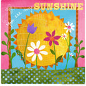 You Are My Sunshine Flowers Art Wall Decal