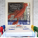Lobster Market Price Seafood Wall Decal