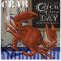 Crab Catch of the Day Seafood Wall Decal