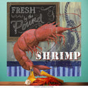 Shrimp Fresh by Pound Seafood Wall Decal