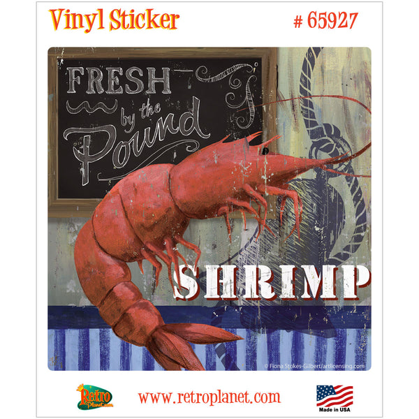 Shrimp Fresh by Pound Seafood Vinyl Sticker