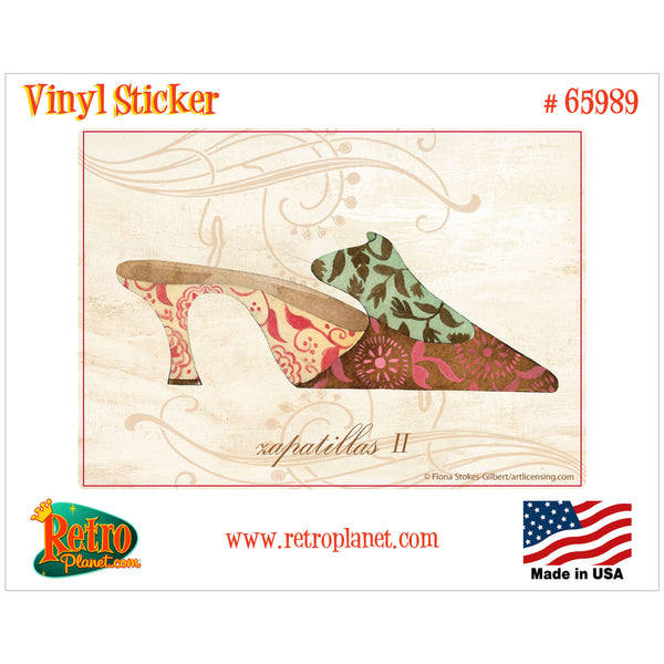 Zapatillas Brown Fashion Shoes Vinyl Sticker
