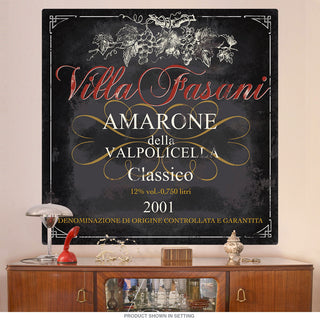 Villa Farani Wine Cellar Bar Wall Decal