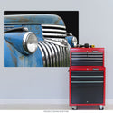Chevy Grille Blue Truck Garage Wall Decal