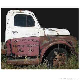 Fargo Antique Truck Profile Wall Decal