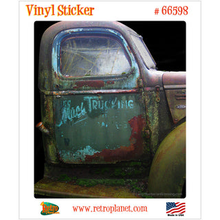GMC Macs Trucking Door Garage Vinyl Sticker