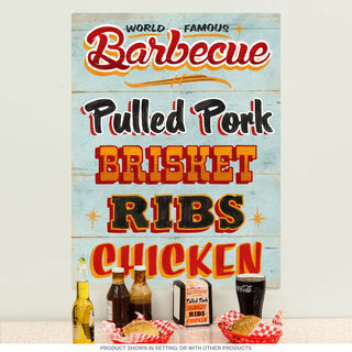 World Famous Barbecue Food Wall Decal