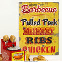 Genuine Pit Barbecue Food Wall Decal