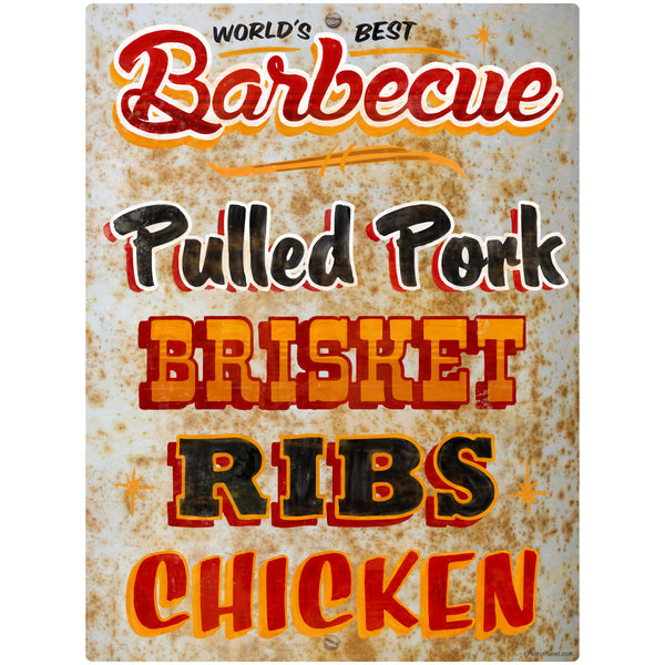 Worlds Best Barbecue Food Wall Decal