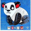 Panda Munch License Plate Style Wall Decal