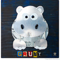 Hippo Grunt License Plate Style Wall Decal