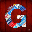 Letter G License Plate Art Wall Decal