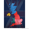 United Kingdom License Plate Style Wall Decal