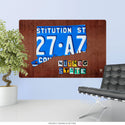 Connecticut License Plate Style State Wall Decal