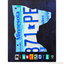 Minnesota License Plate Style State Wall Decal