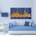 NYC Skyline License Plate Style State Wall Decal