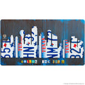 Dallas Texas License Plate Style Wall Decal