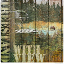 Treestand with View Rustic Cabin Wall Decal