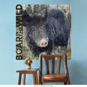 Boar in the Wild Hunting Wall Decal