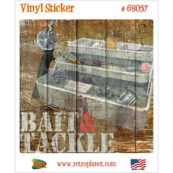 Bait Tackle Fishing Open Season Vinyl Sticker
