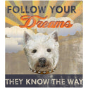 Westie Pup Dreams Dog Days Wall Decal