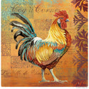 Horned Rooster French Coq Motifs Wall Decal