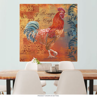 Redcap Rooster French Coq Motifs Wall Decal