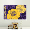 Color Bouquet Purple Flower Wall Decal
