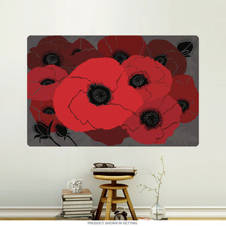 Beautes Rouges Bunch Flower Wall Decal