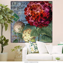 Rouge from the Garden I Flower Wall Decal