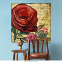 Rouge from the Garden IV Flower Wall Decal