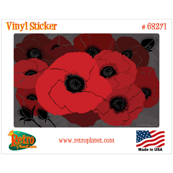 Beautes Rouges Bunch Flower Vinyl Sticker