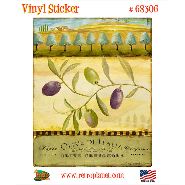 Olive Grove Puglia Italy Orchard Vinyl Sticker