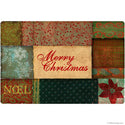 Merry Christmas Quilt Patches Wall Decal