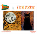 Black Cat All Hallows Eve Vinyl Sticker