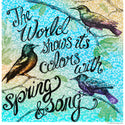Spring And Song Colorful Birds Wall Decal